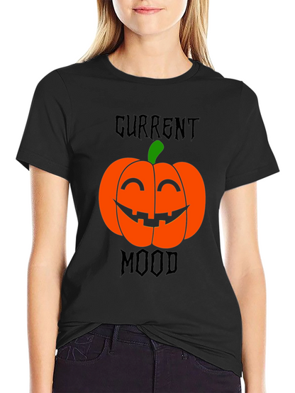 Current Mood Pumpkin Halloween T-Shirt