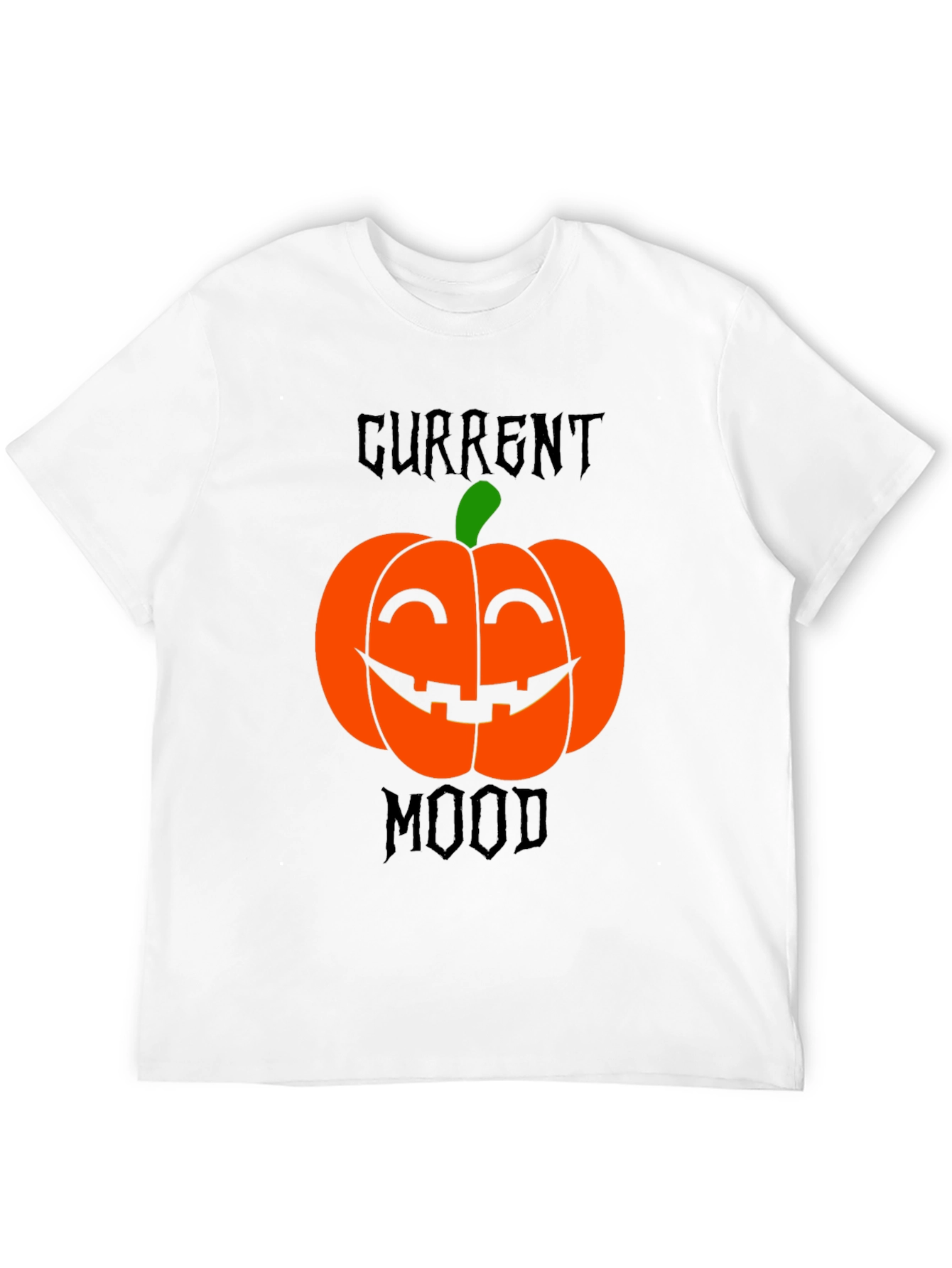 Current Mood Pumpkin Halloween T-Shirt
