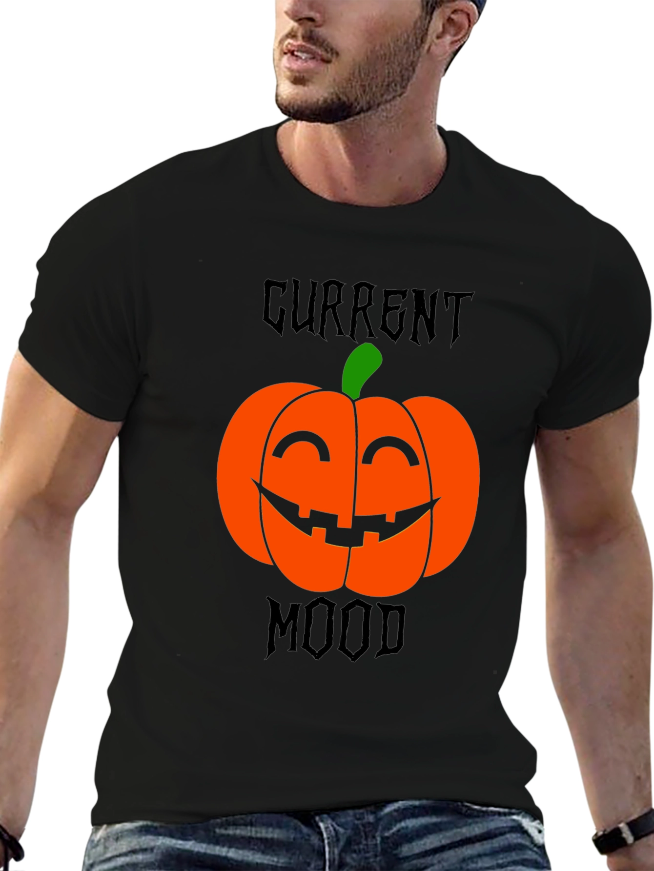 Current Mood Pumpkin Halloween T-Shirt