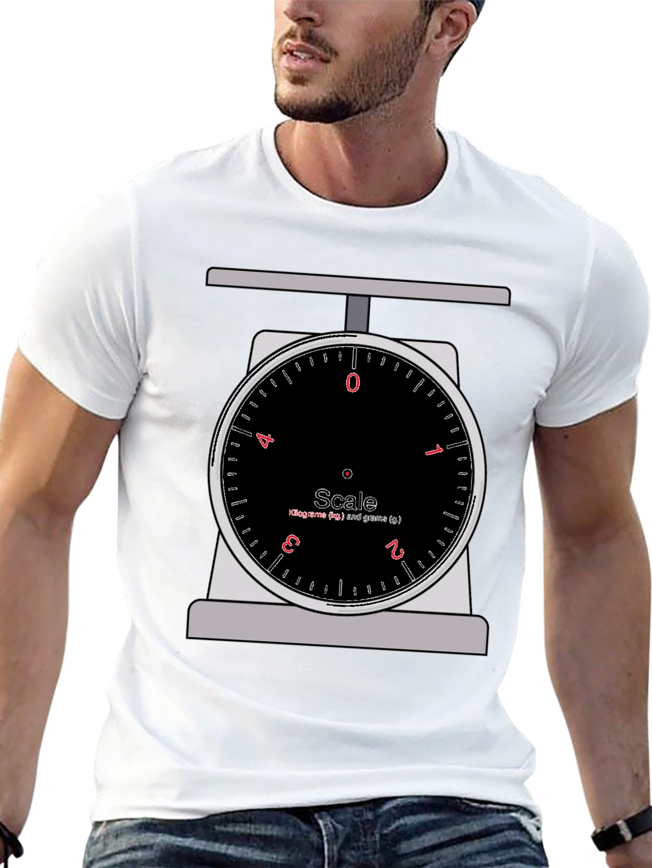 Kitchen Scale Graphic Tee - Weigh Your Options!