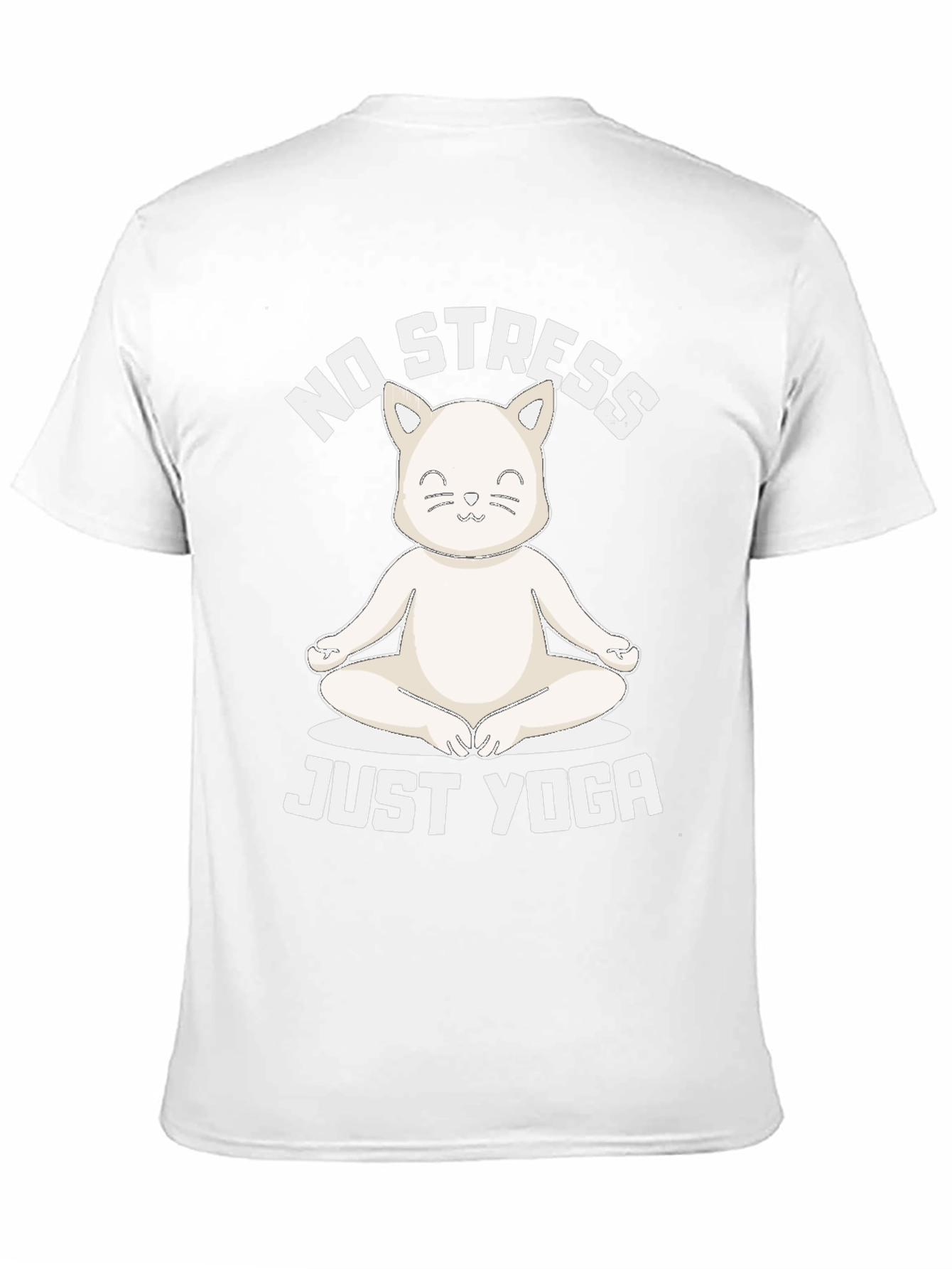 No Stress Just Yoga Cat T-Shirt