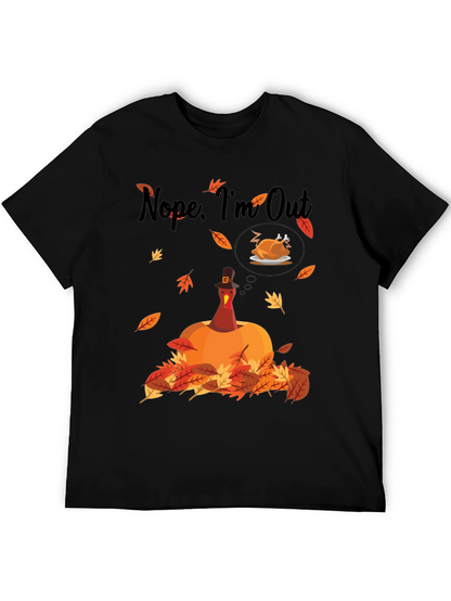Nope Im Out Thanksgiving T-Shirt