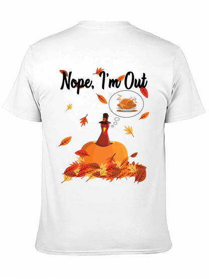 Nope Im Out Thanksgiving T-Shirt