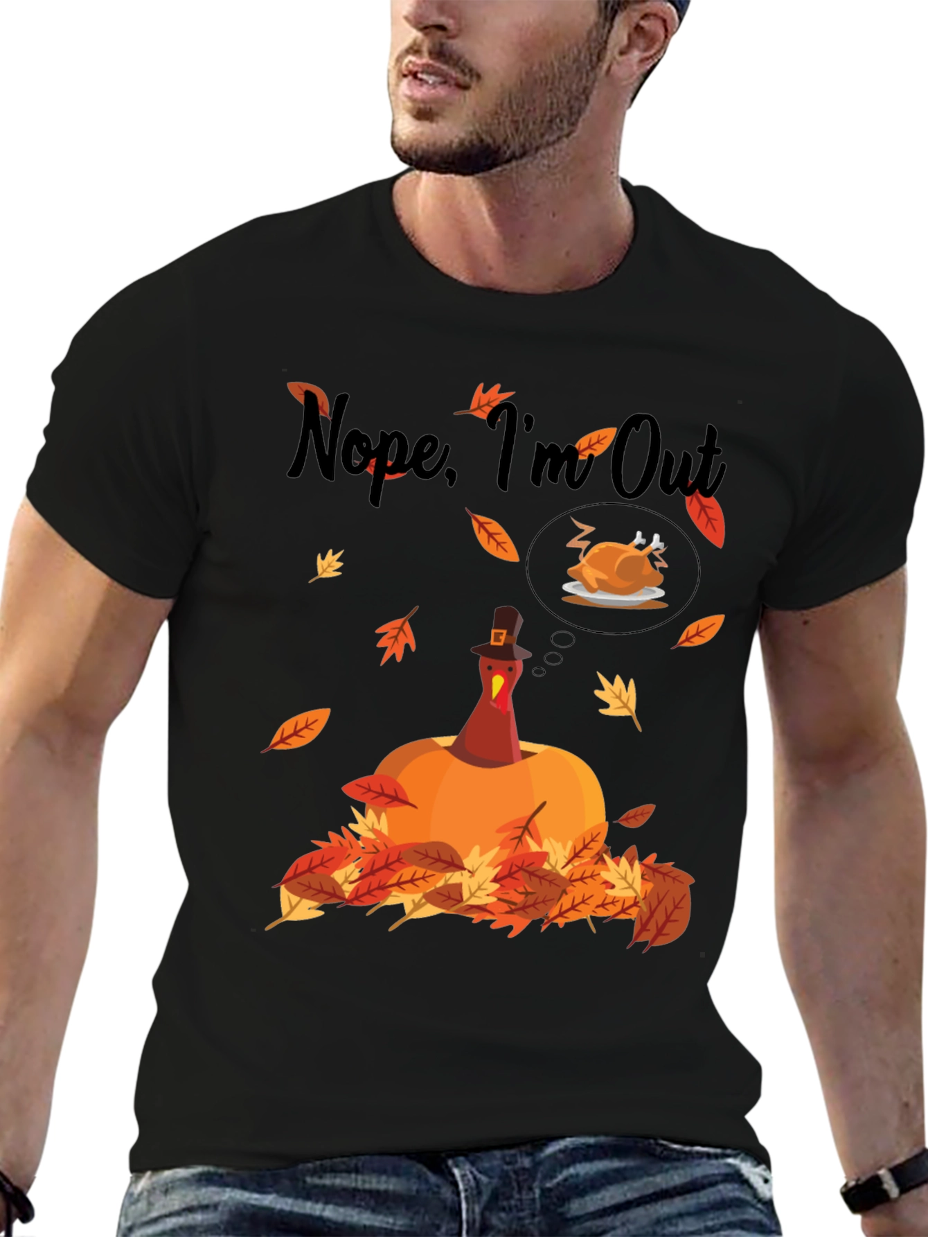 Nope Im Out Thanksgiving T-Shirt