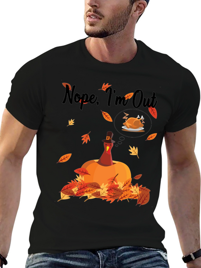 Nope Im Out Thanksgiving T-Shirt
