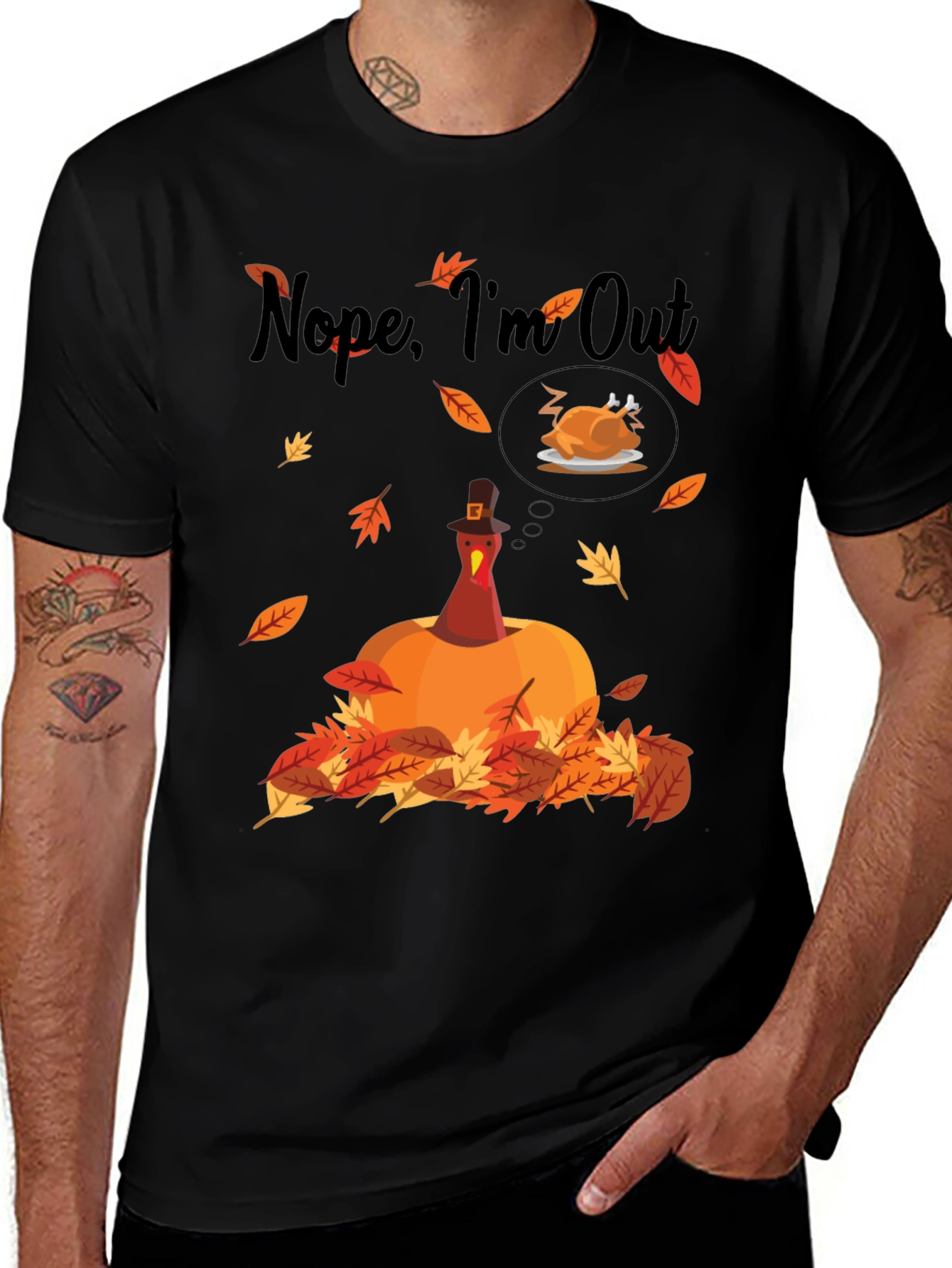 Nope Im Out Thanksgiving T-Shirt