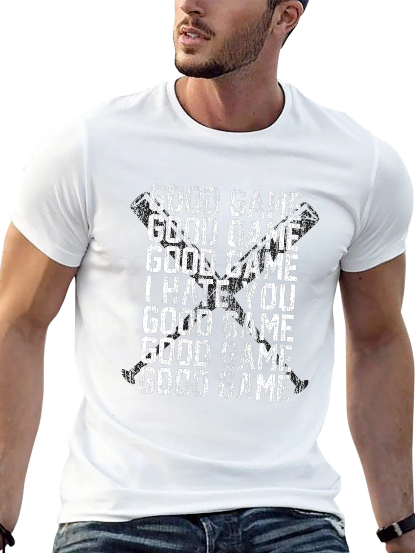 Good Game I Hate You Graphic Novelty T-Shirt