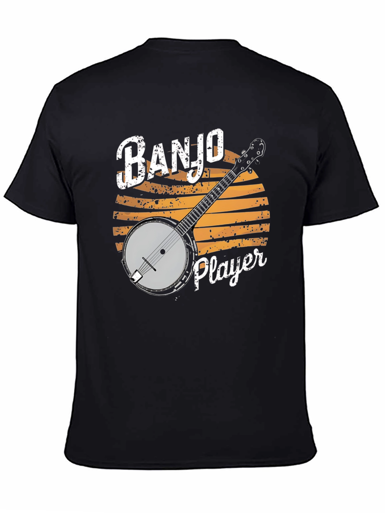 Banjo Player Graphic T-Shirt - Music Lover Tee