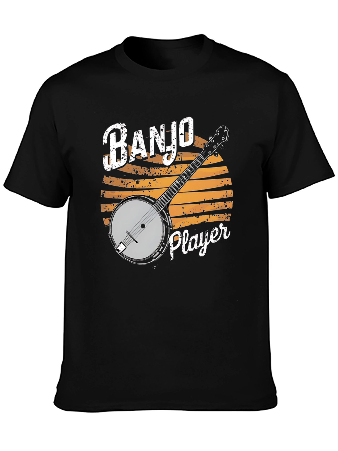 Banjo Player Graphic T-Shirt - Music Lover Tee