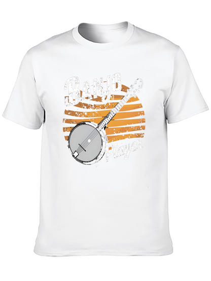 Banjo Player Graphic T-Shirt - Music Lover Tee