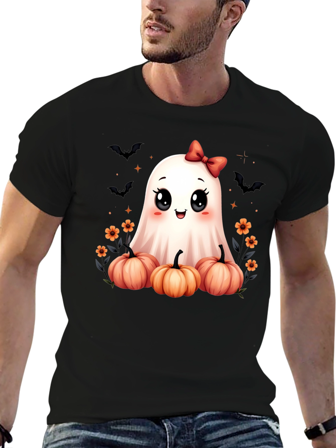 Cute Halloween Ghost T-Shirt