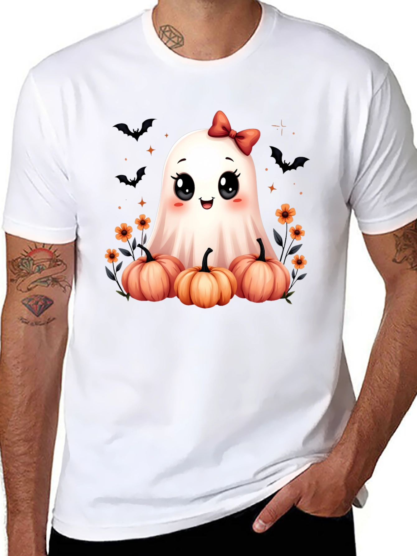 Cute Halloween Ghost T-Shirt