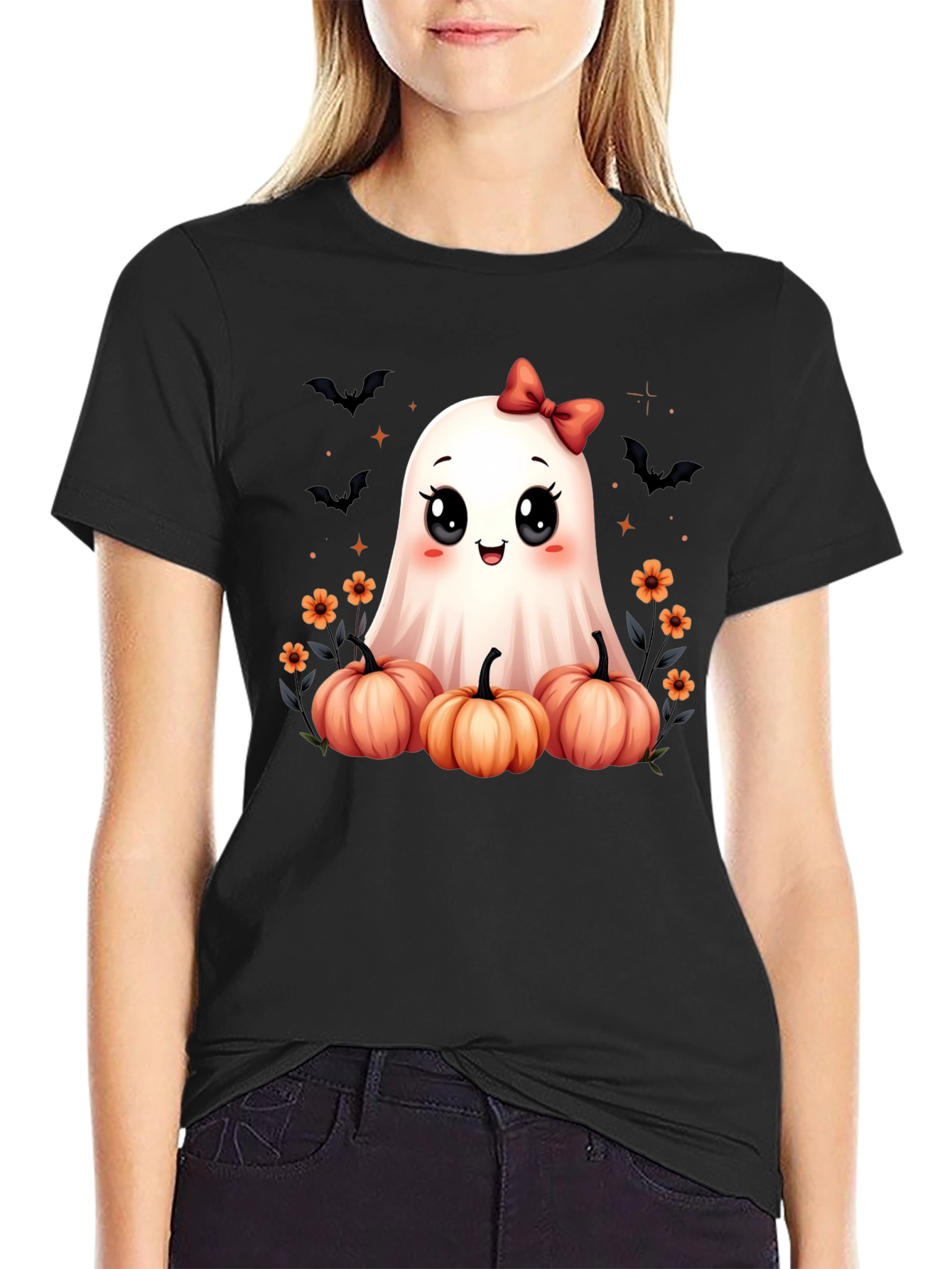 Cute Halloween Ghost T-Shirt