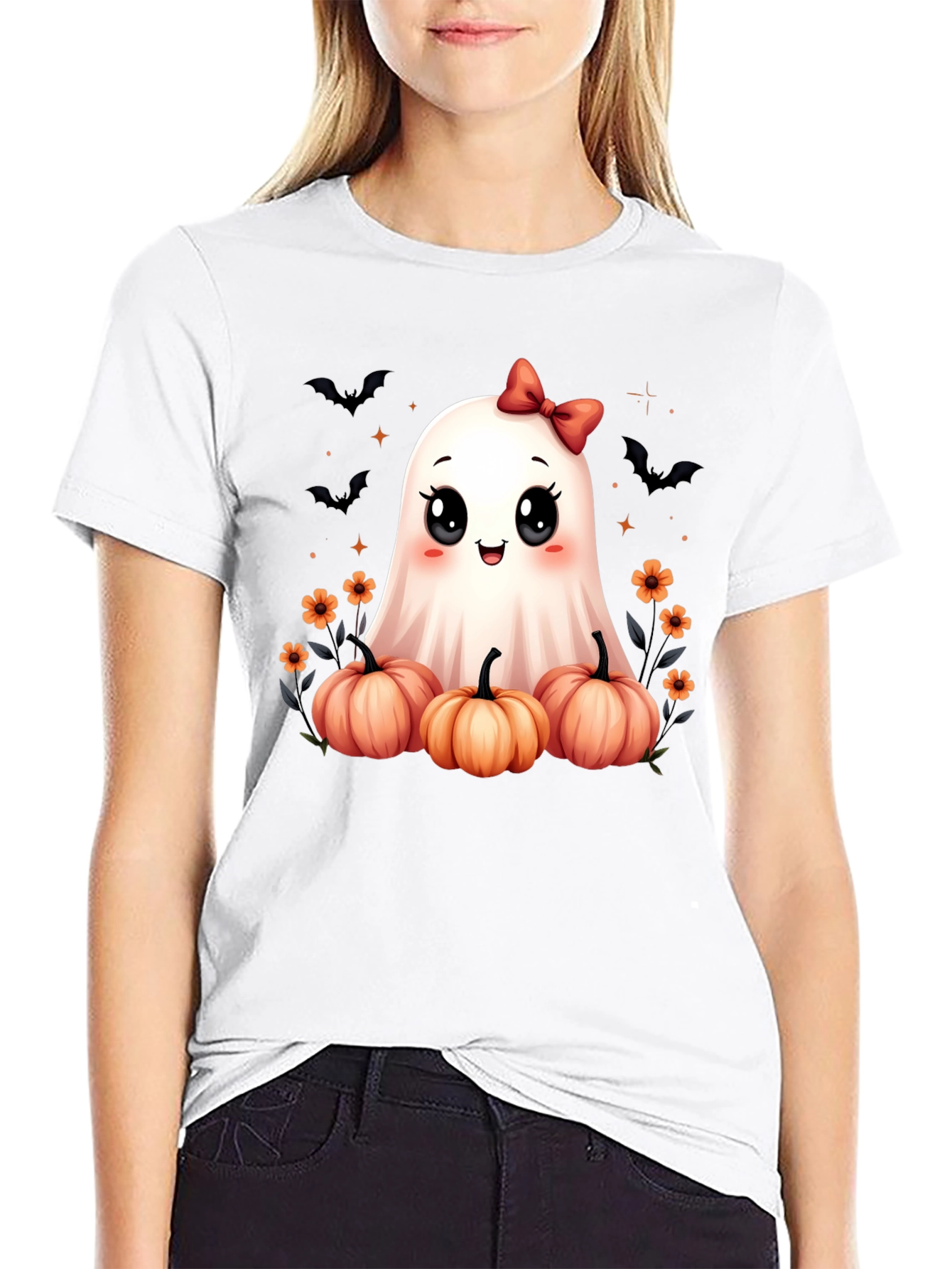 Cute Halloween Ghost T-Shirt