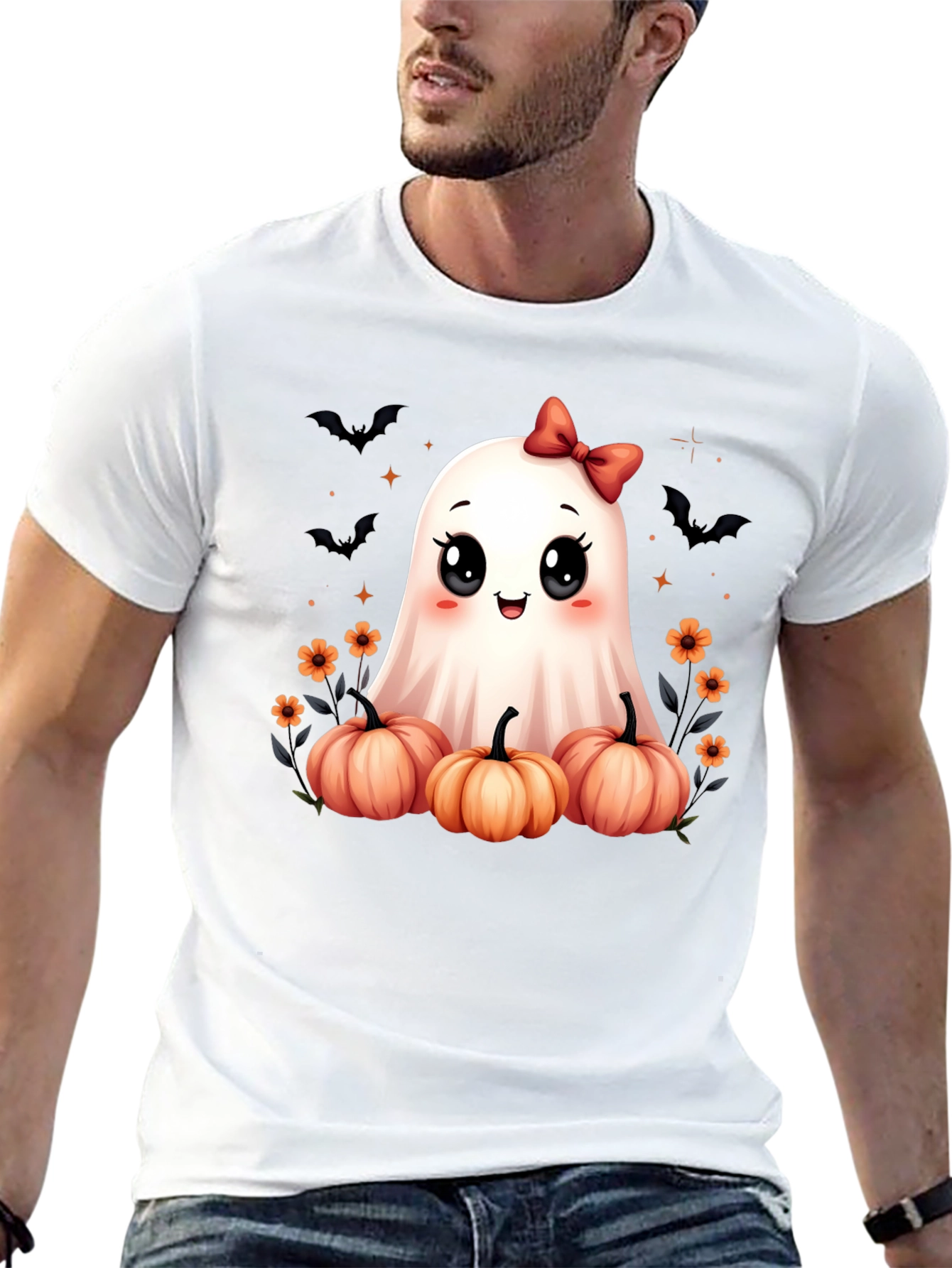 Cute Halloween Ghost T-Shirt