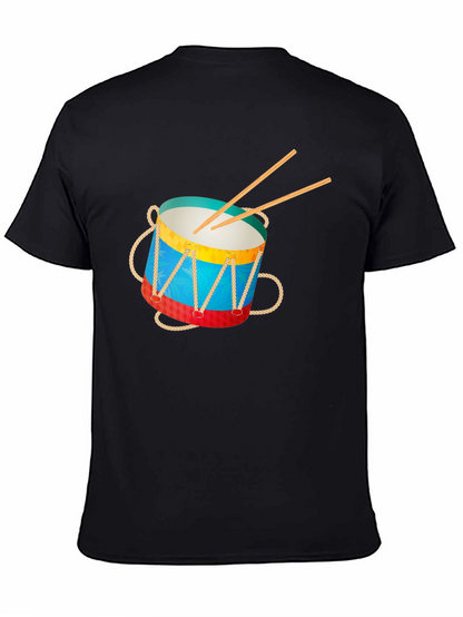 Drum Graphic Tee - Musical Instrument T-Shirt