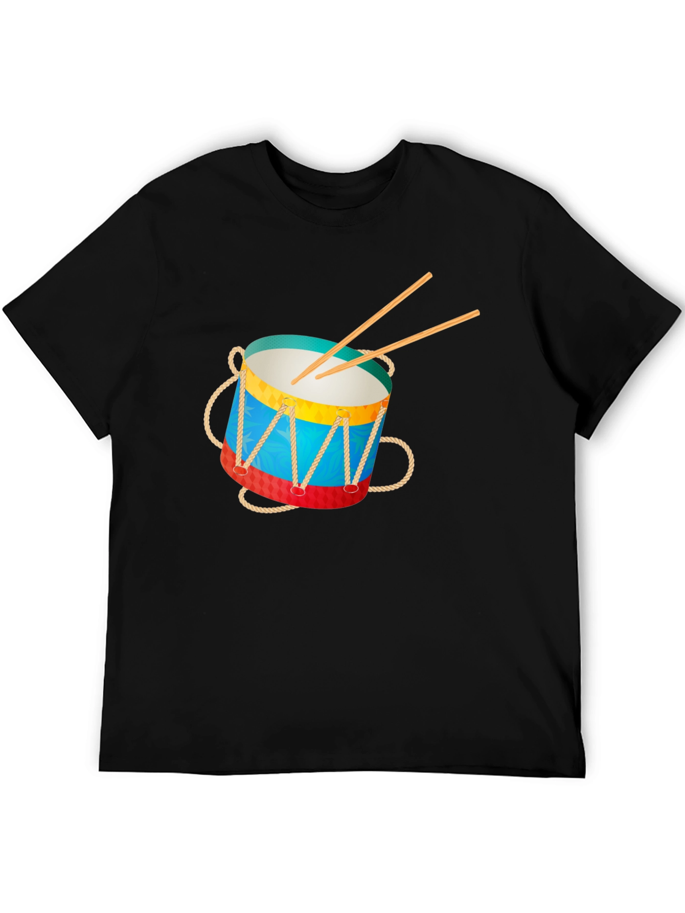 Drum Graphic Tee - Musical Instrument T-Shirt