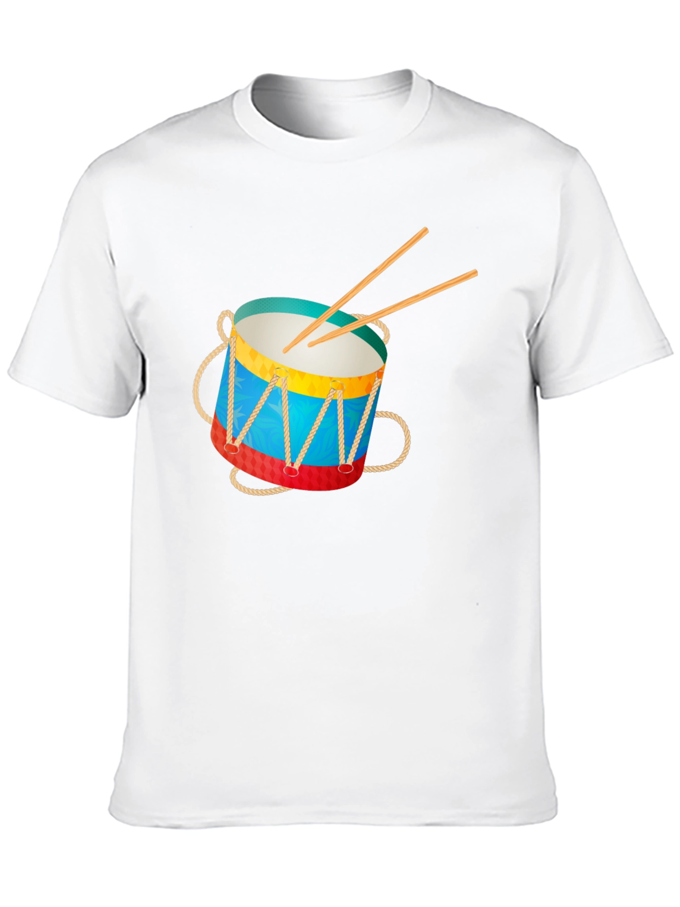 Drum Graphic Tee - Musical Instrument T-Shirt
