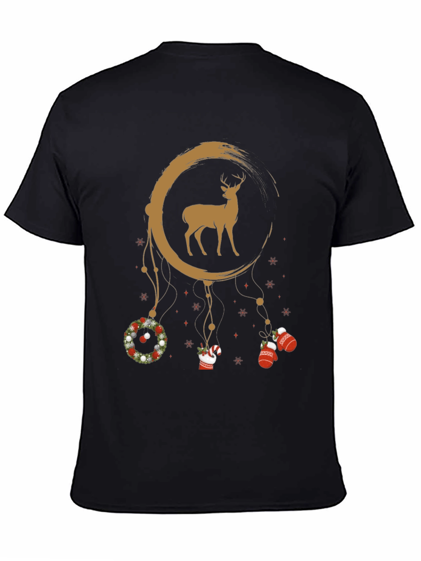 Festive Deer Dreamcatcher Graphic Tee