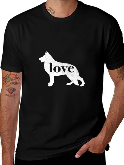 Love Dog Graphic Tee - Black