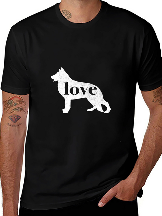 Love Dog Graphic Tee - Black