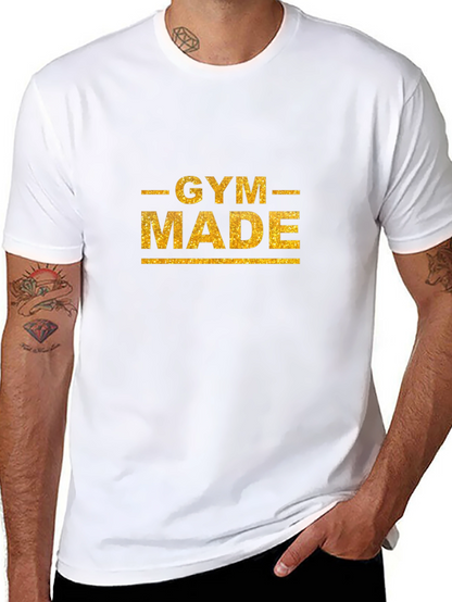 Gym Made Black T-Shirt Fitness Apparel