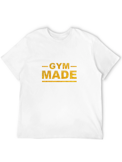 Gym Made Black T-Shirt Fitness Apparel