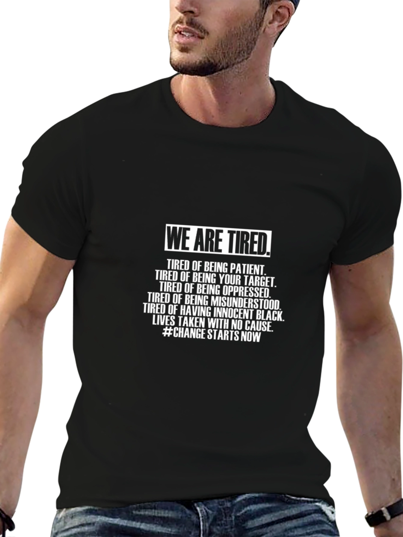 We Are Tired Graphic Tee - Justice & Equality