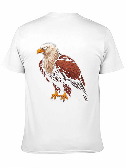 Eagle Graphic Tee - Black Cotton T-Shirt