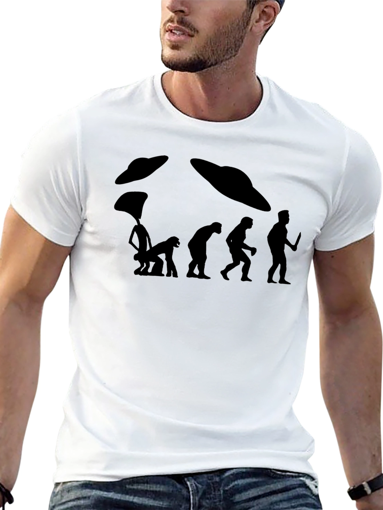 Alien Evolution Graphic T-Shirt
