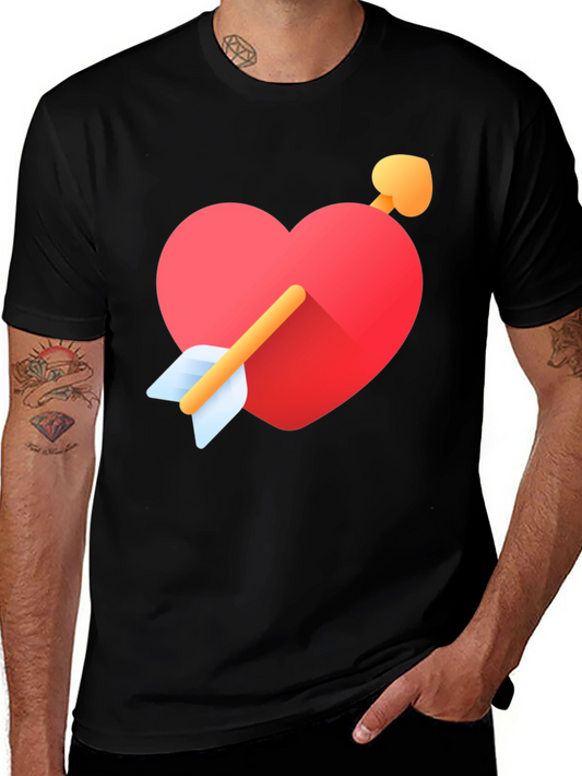 Heart & Arrow Graphic Tee - Love & Valentines Day