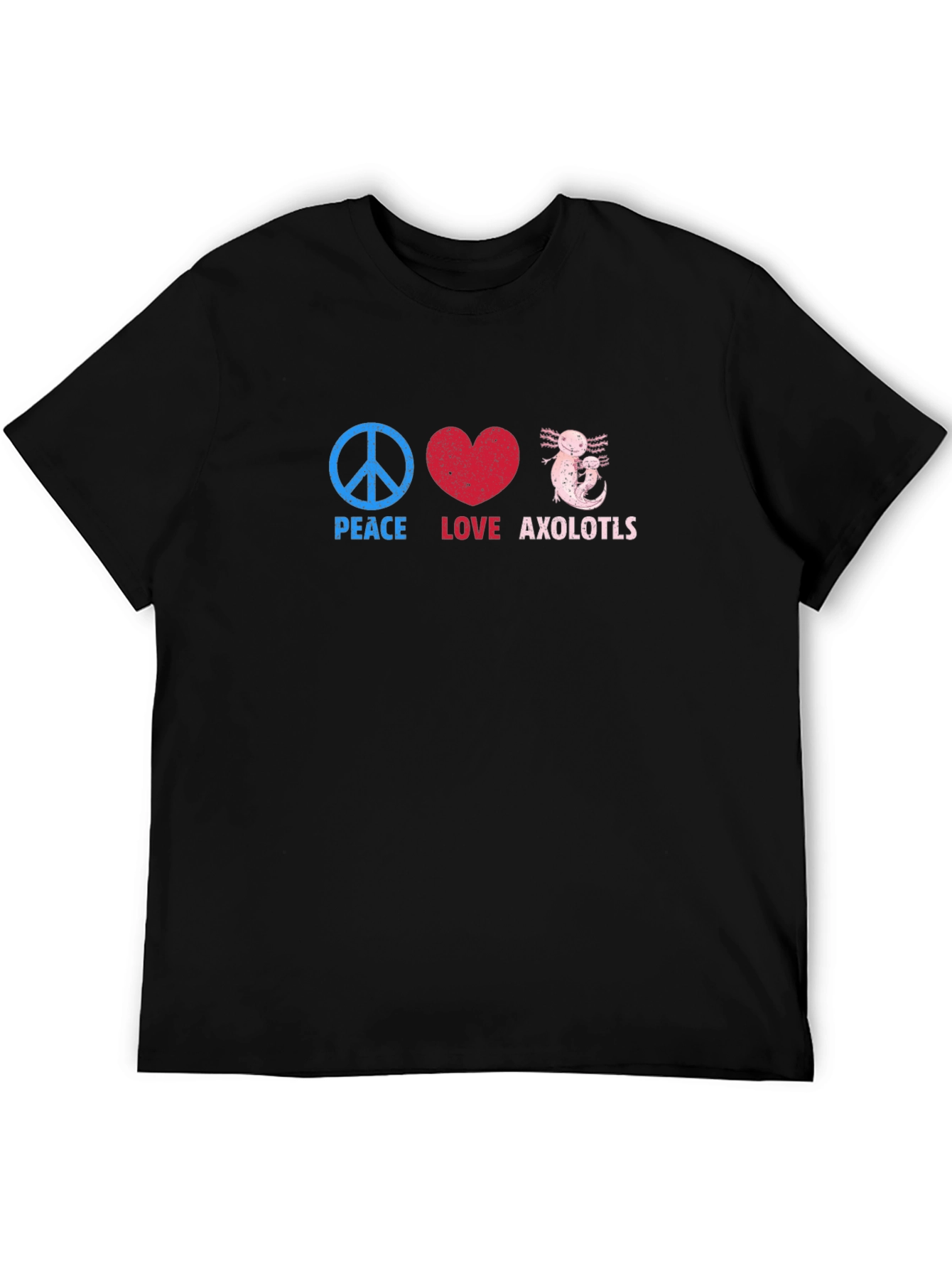 Peace Love Axolotls Graphic T-Shirt