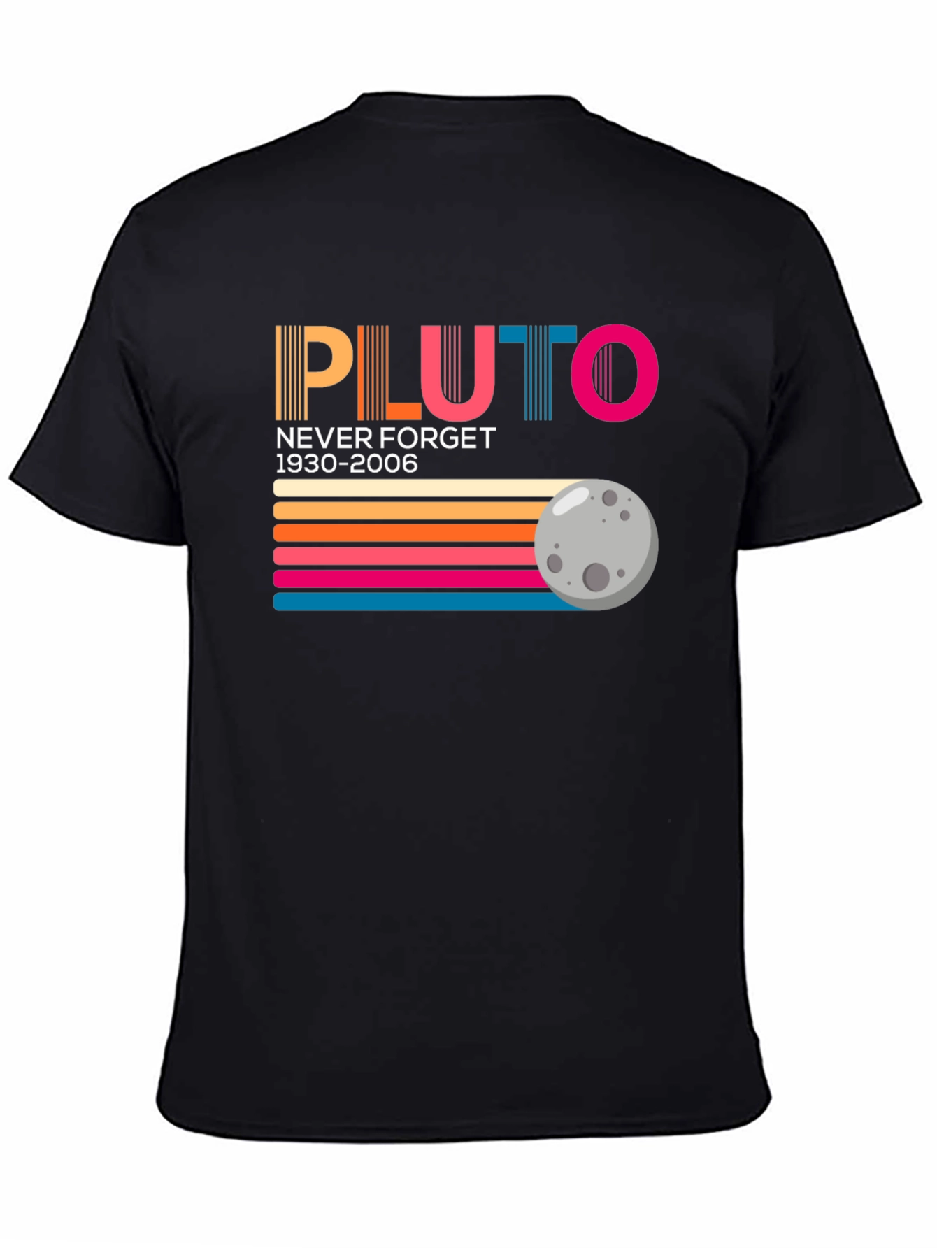 Retro Pluto Never Forget Graphic Tee