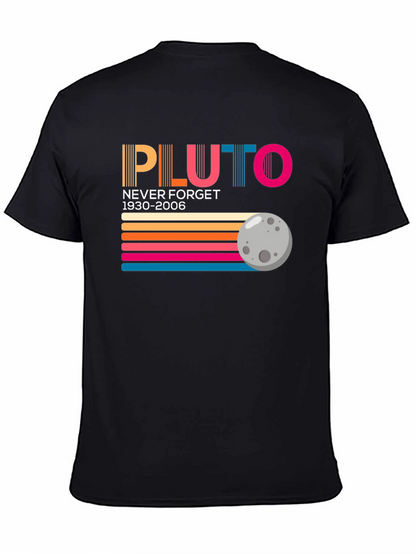 Retro Pluto Never Forget Graphic Tee