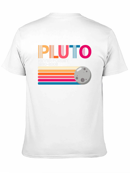 Retro Pluto Never Forget Graphic Tee