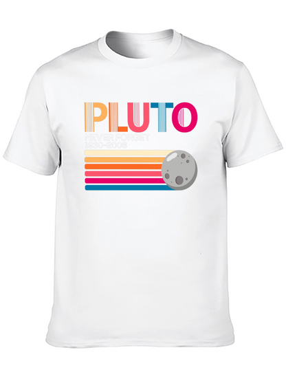 Retro Pluto Never Forget Graphic Tee