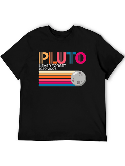 Retro Pluto Never Forget Graphic Tee