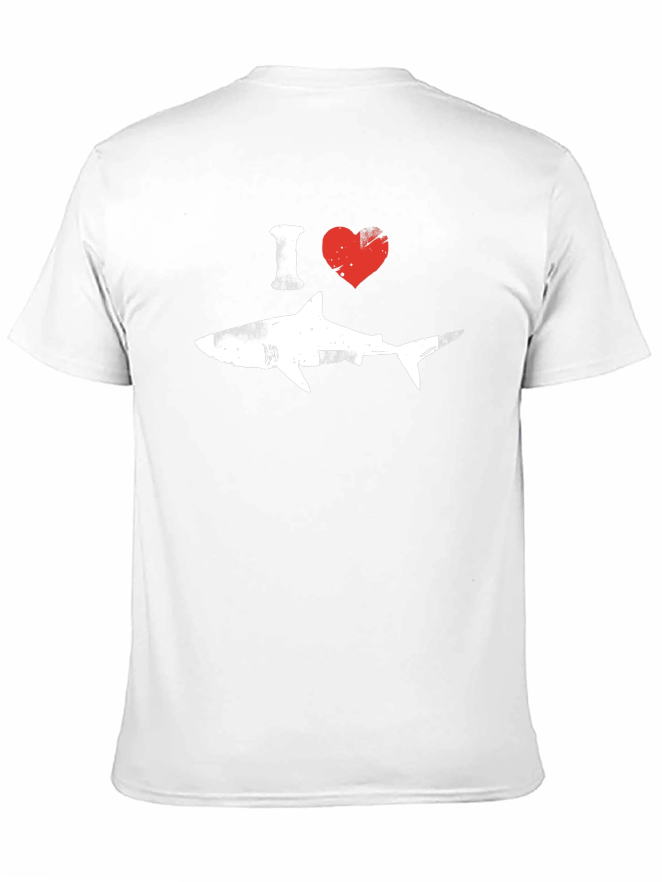 I Heart Sharks Graphic T-Shirt - Black Cotton Tee