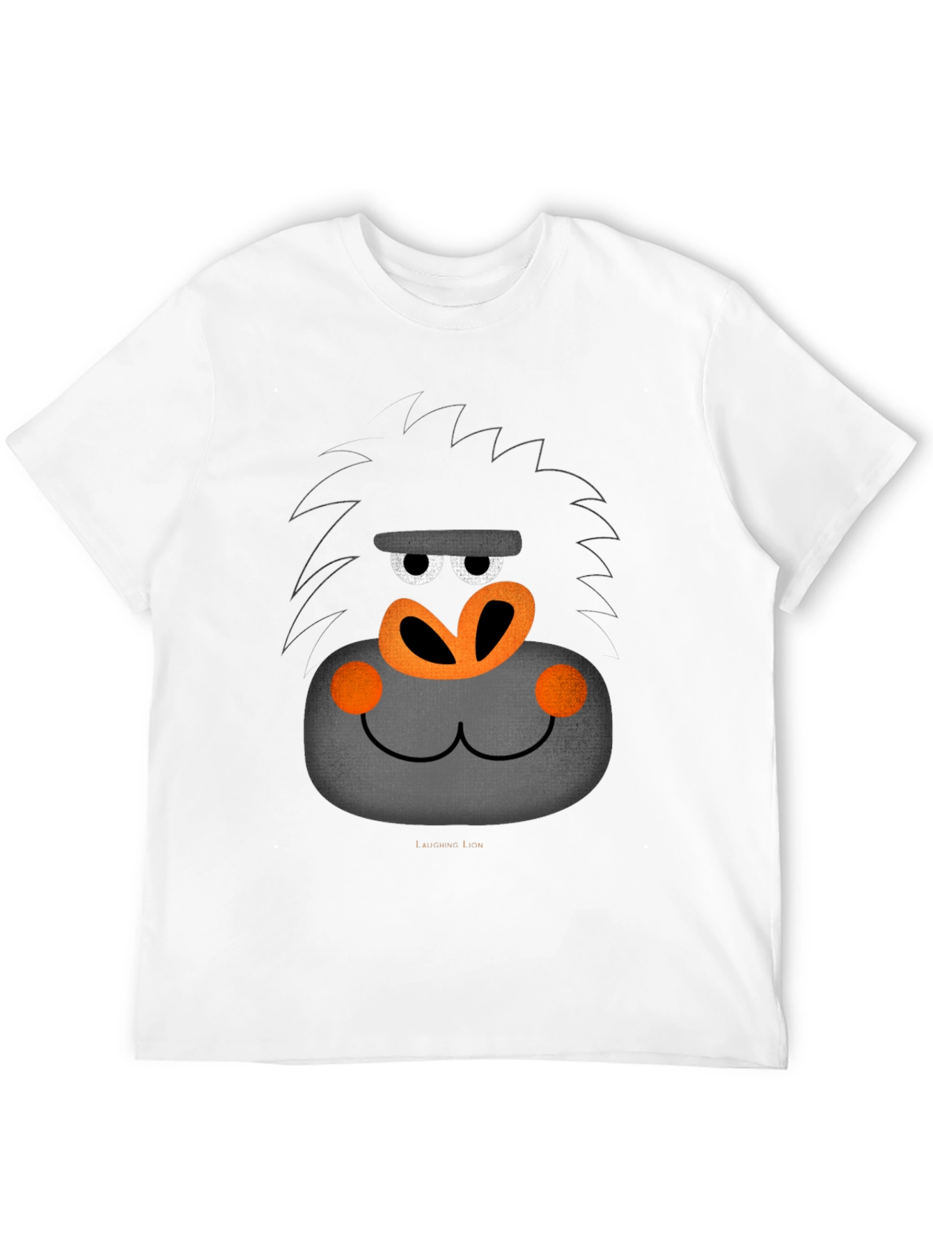 Funny Gorilla Face Graphic T-Shirt