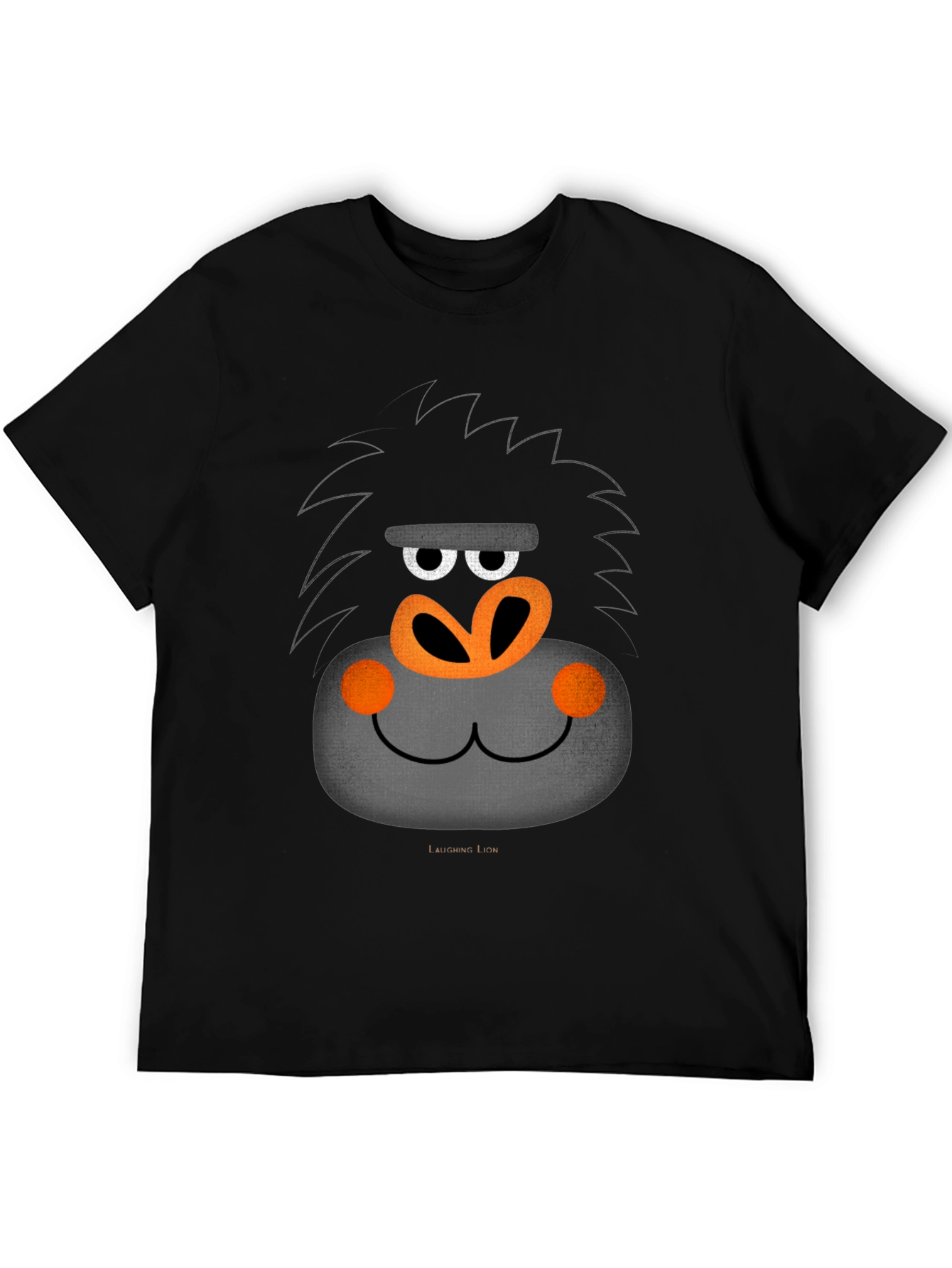 Funny Gorilla Face Graphic T-Shirt