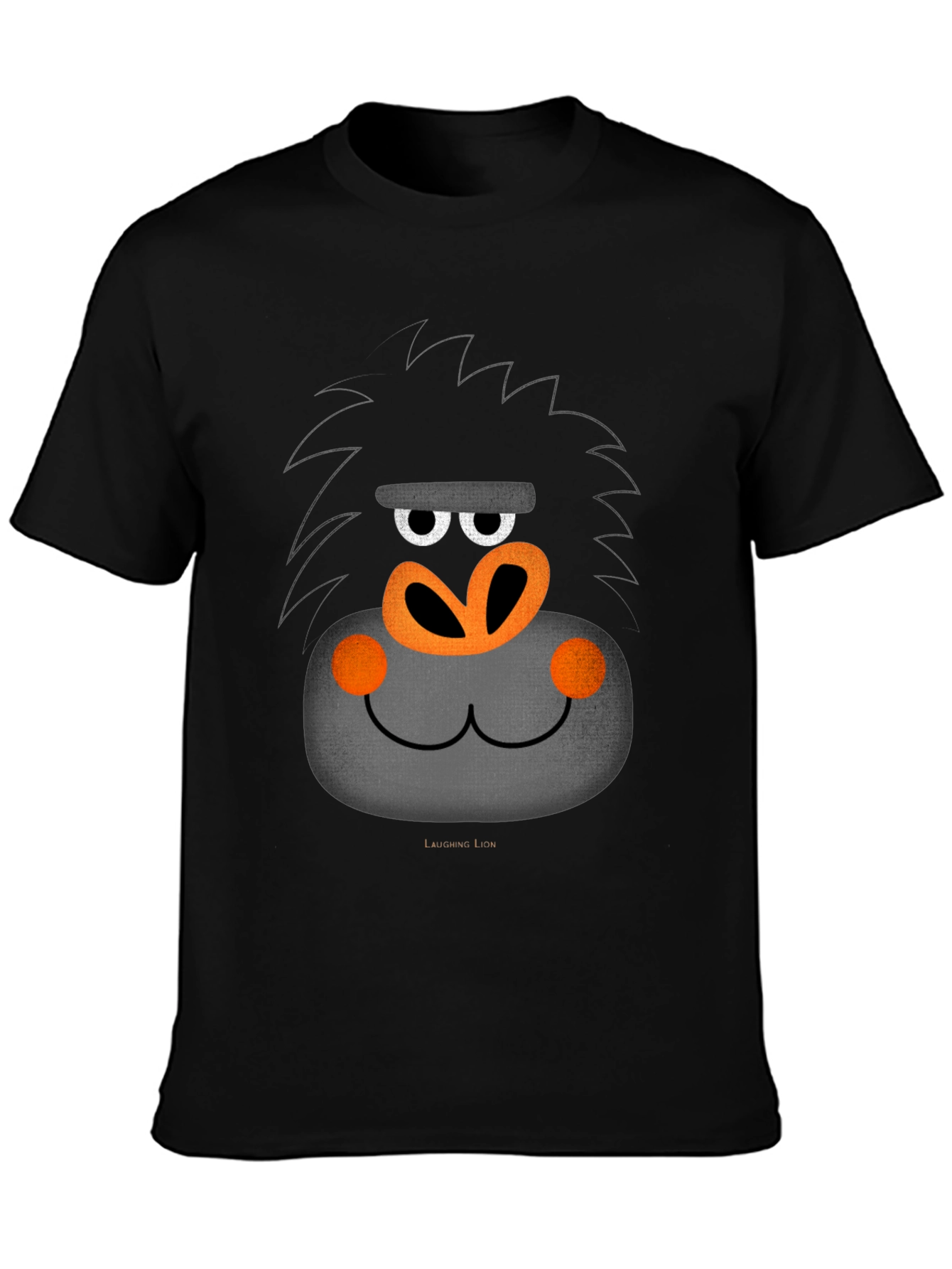 Funny Gorilla Face Graphic T-Shirt