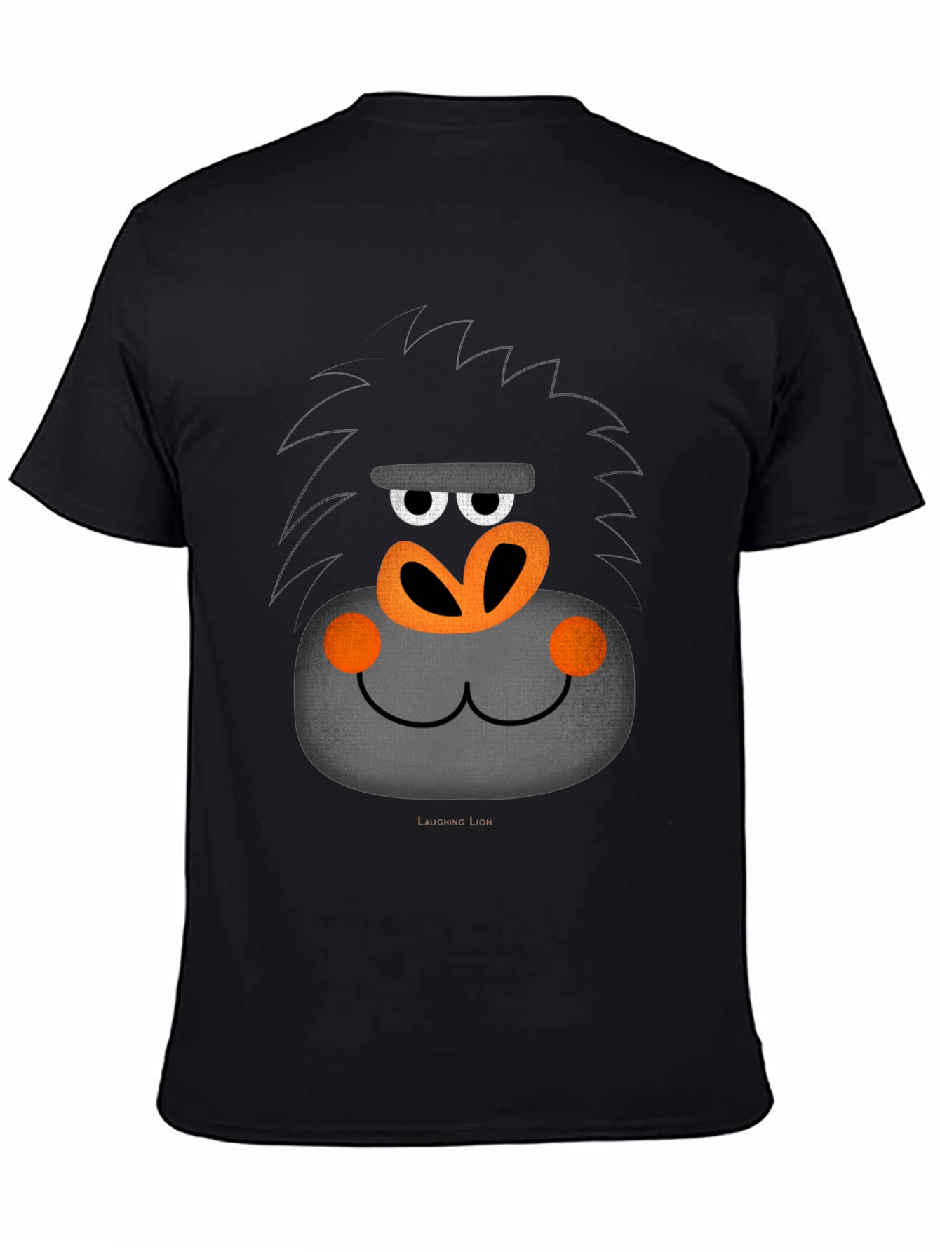 Funny Gorilla Face Graphic T-Shirt