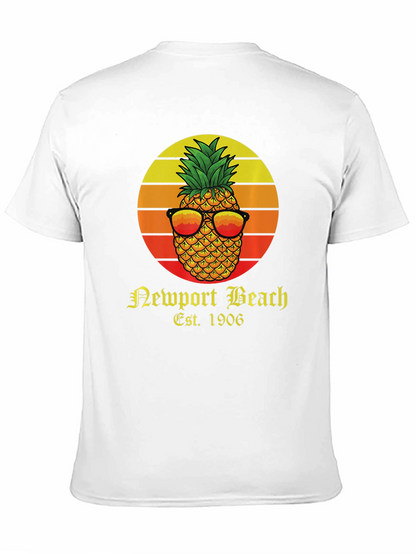 Newport Beach Pineapple Graphic T-Shirt
