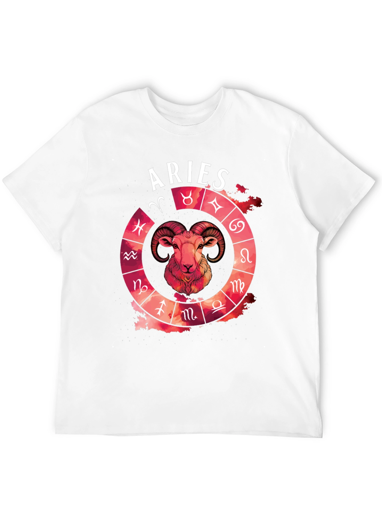 Aries Zodiac T-Shirt - Unique Astrology Design