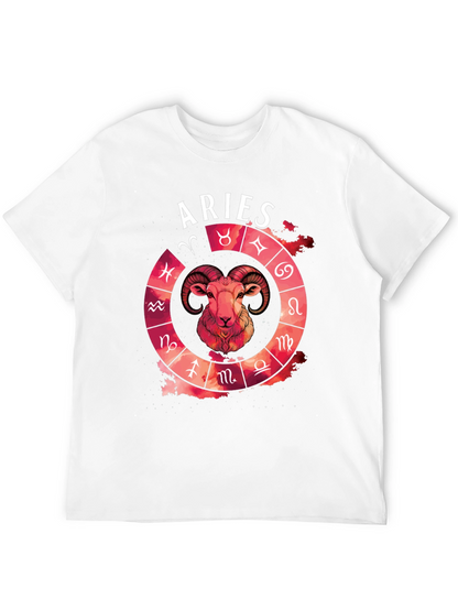 Aries Zodiac T-Shirt - Unique Astrology Design