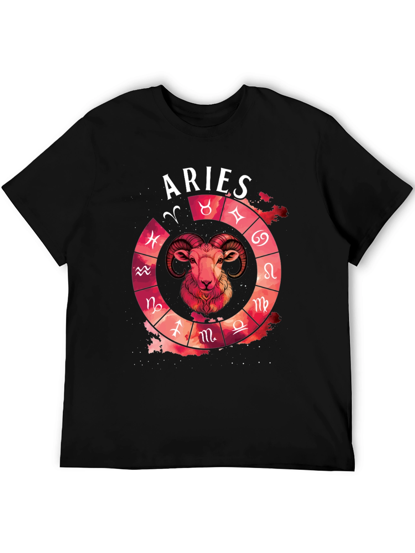 Aries Zodiac T-Shirt - Unique Astrology Design