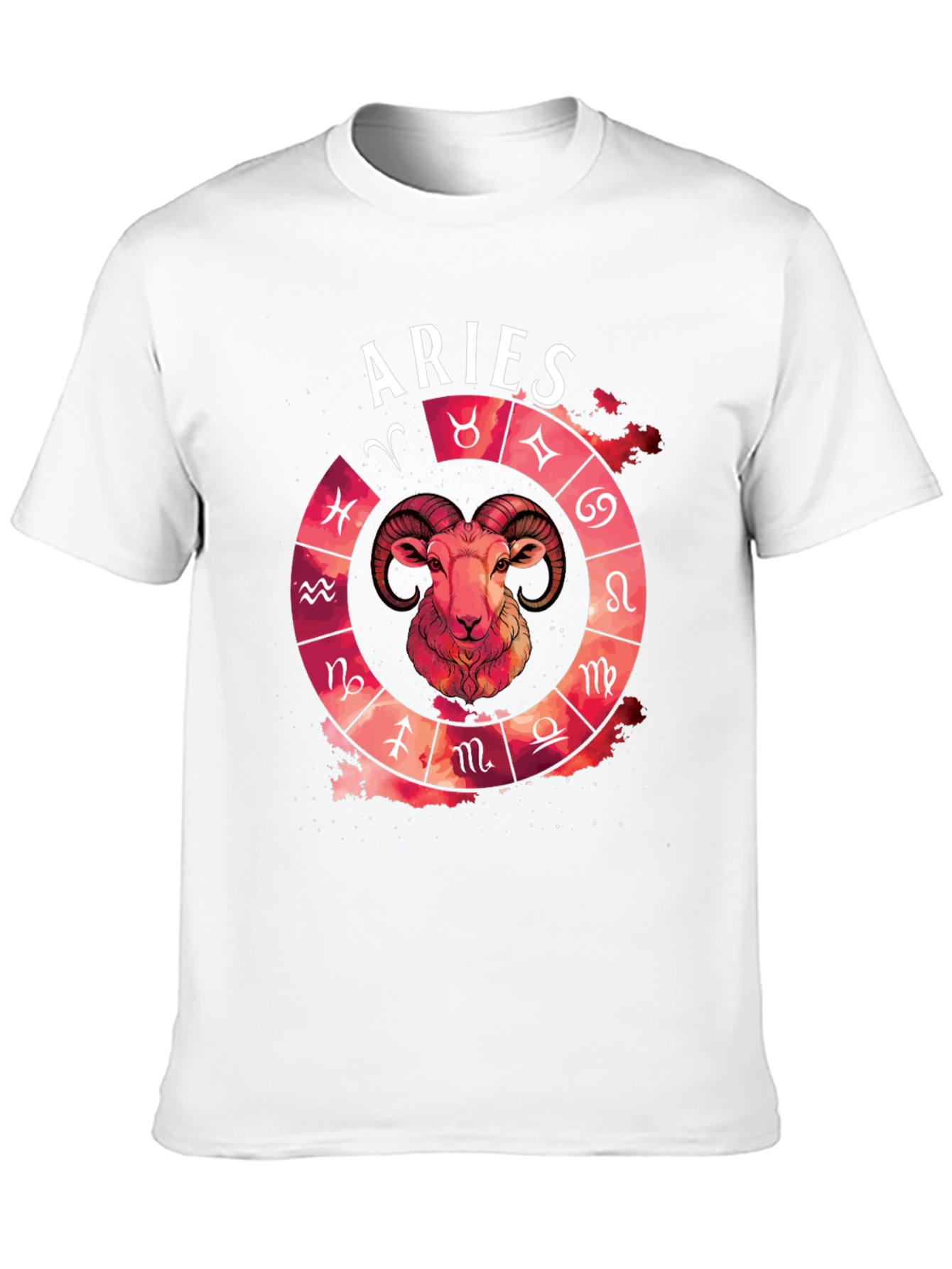 Aries Zodiac T-Shirt - Unique Astrology Design