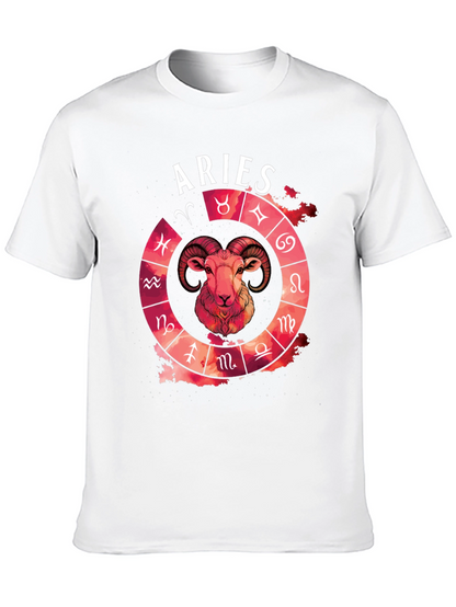 Aries Zodiac T-Shirt - Unique Astrology Design