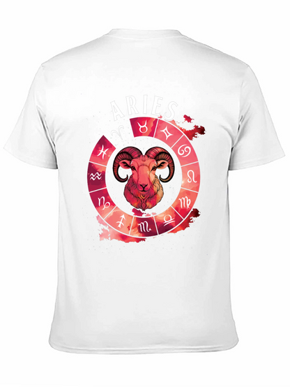 Aries Zodiac T-Shirt - Unique Astrology Design
