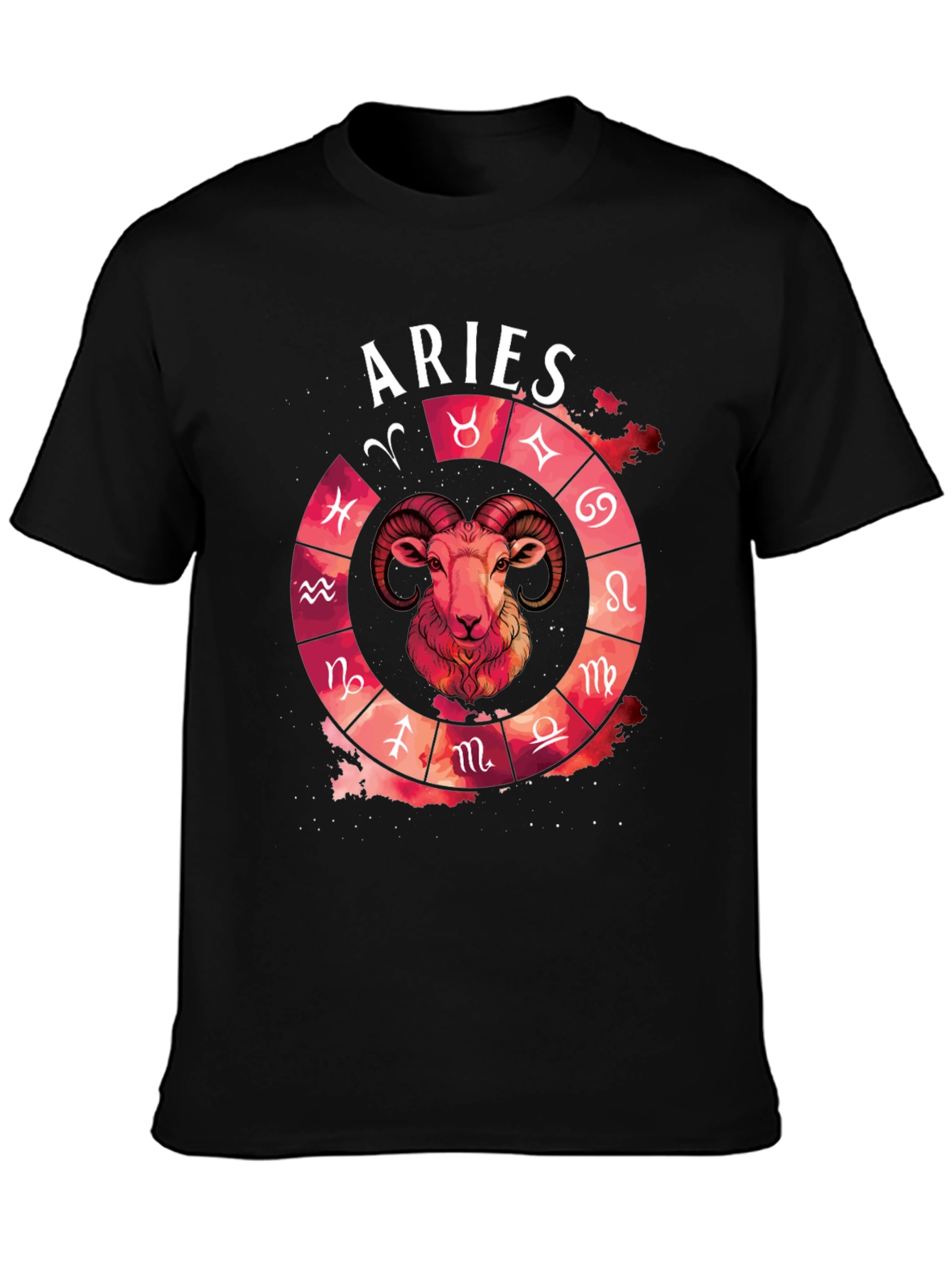 Aries Zodiac T-Shirt - Unique Astrology Design